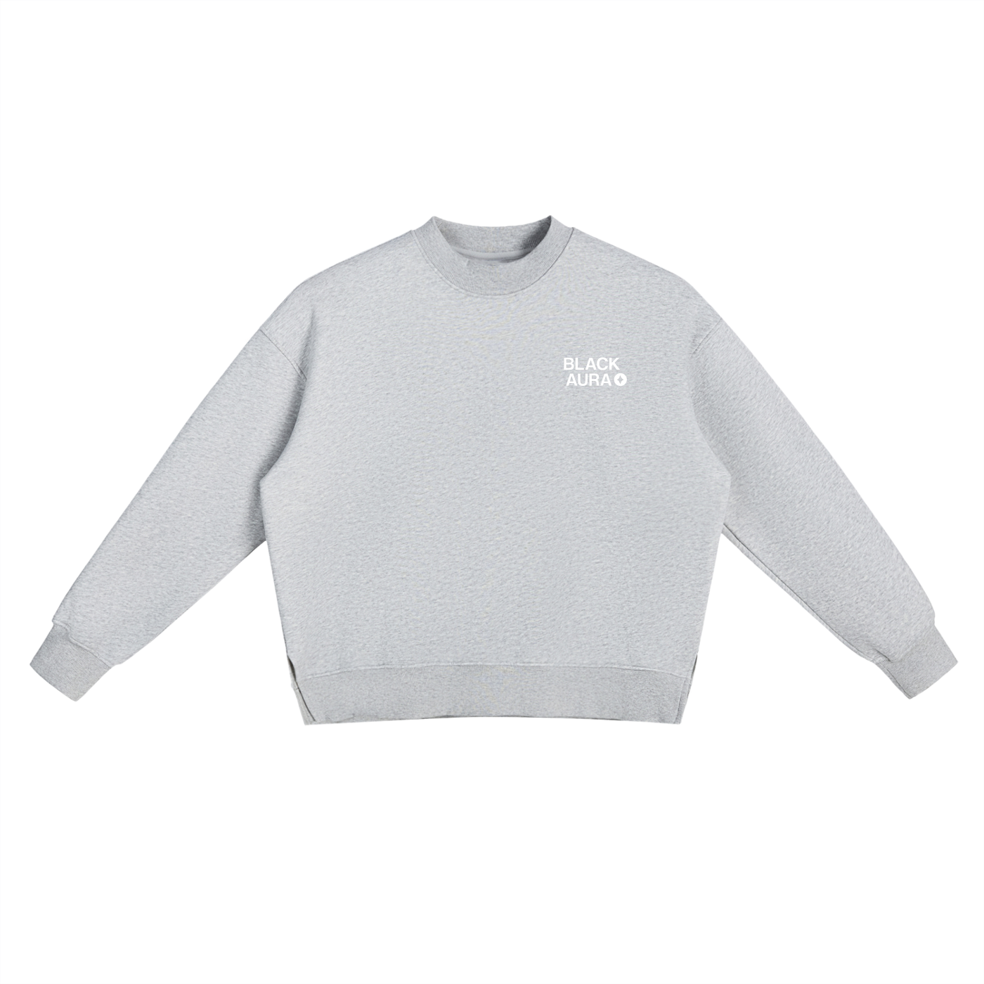 BLACK AURA CREWNECK SWEATSHIRT