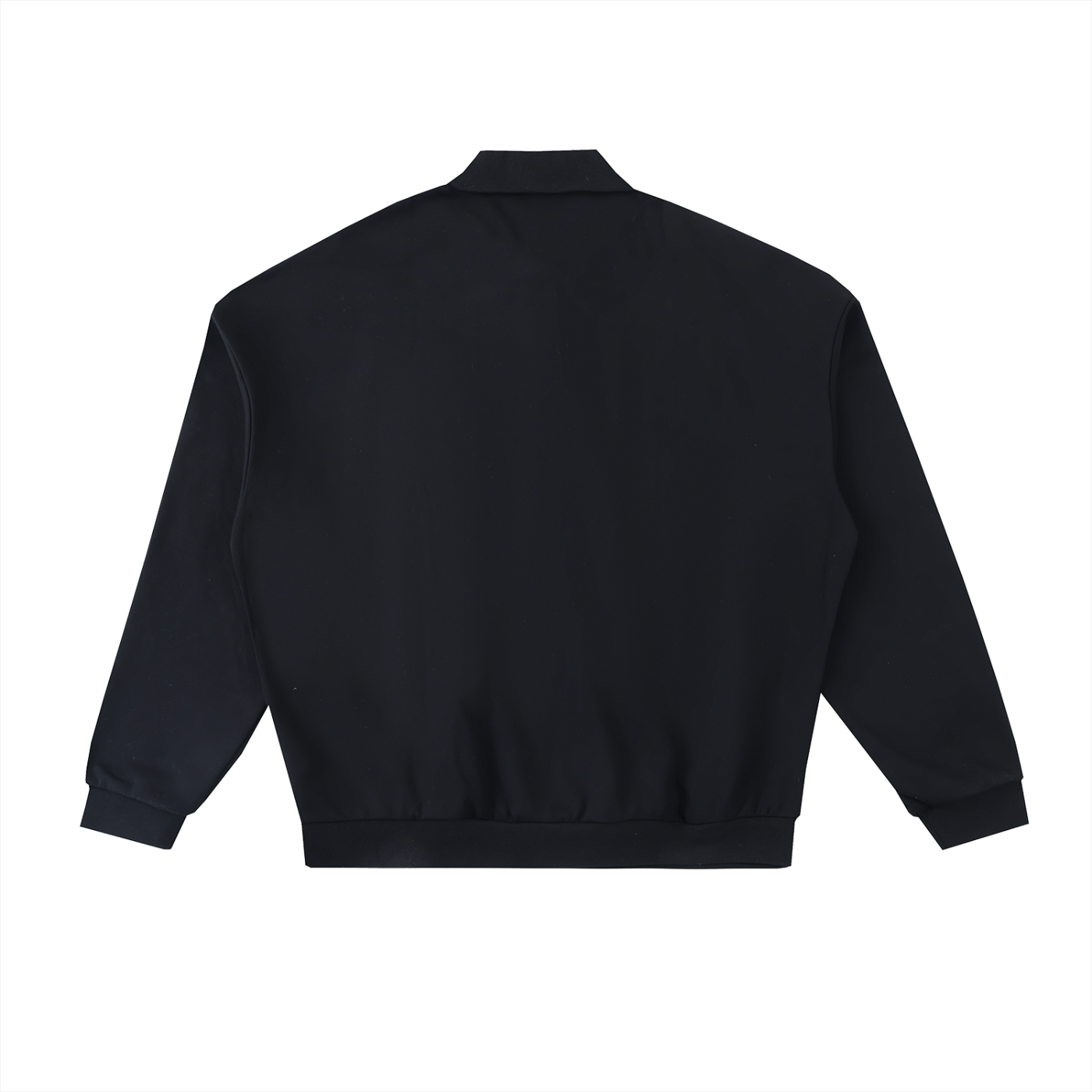BLACK AURA POLO SWEATSHIRT