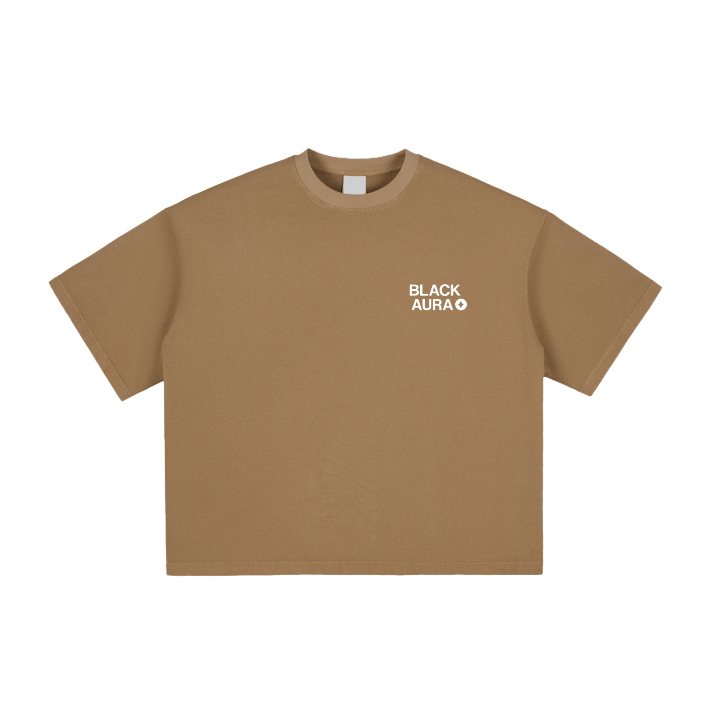BLACK AURA BOX FIT TEE