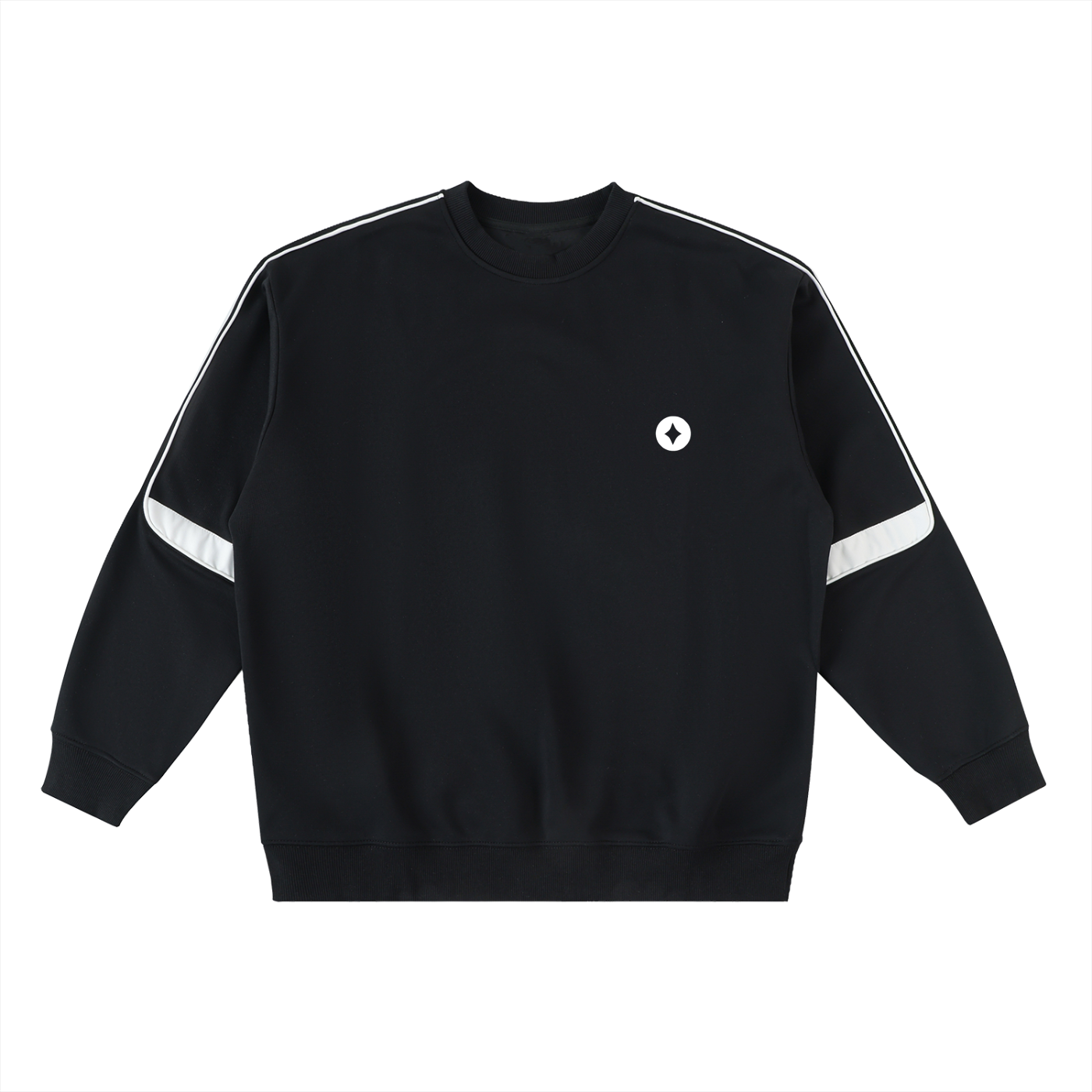 BLACK AURA CREWNECK SWEATSHIRT V2