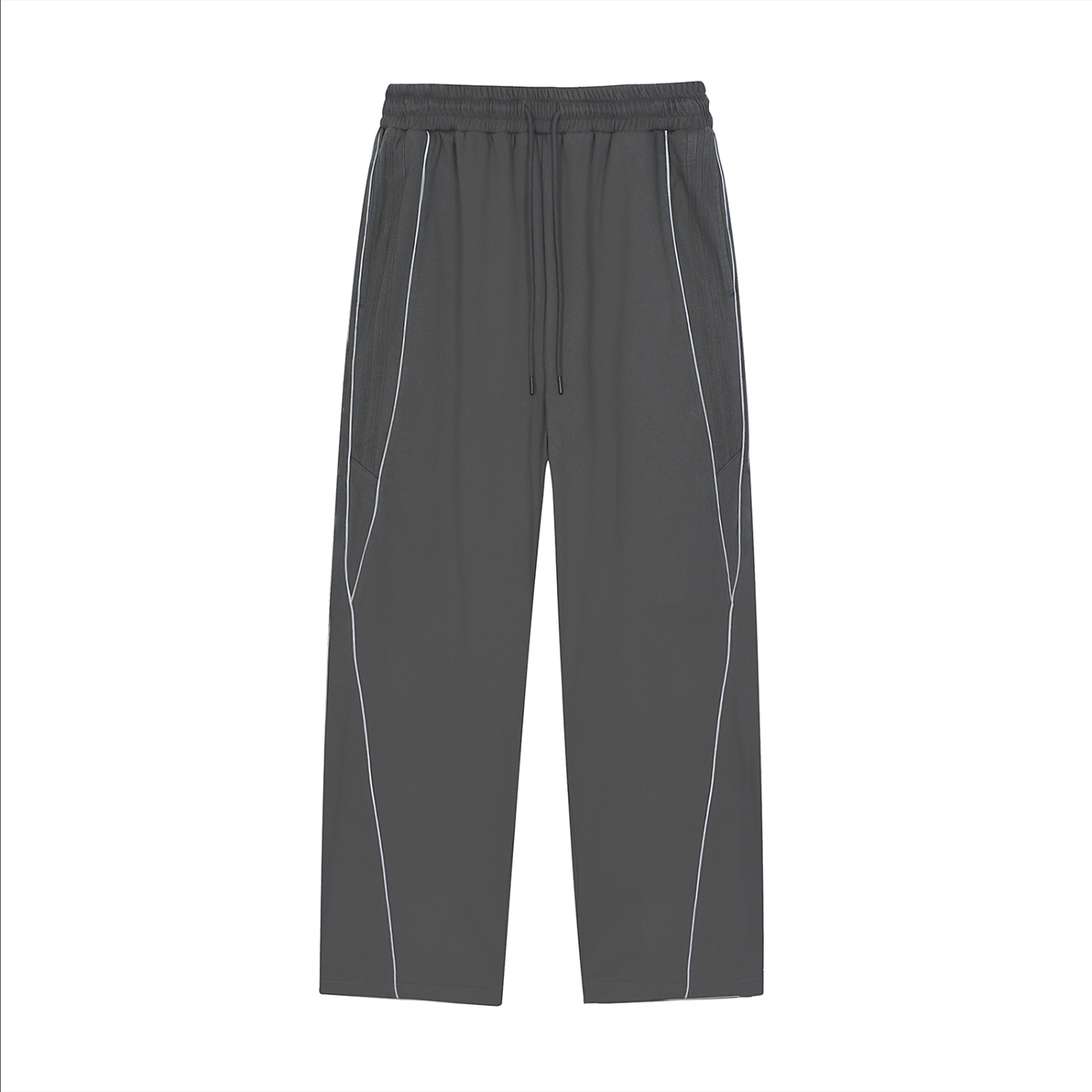 BLACK AURA REFLECTIVE STRIP SWEATPANTS
