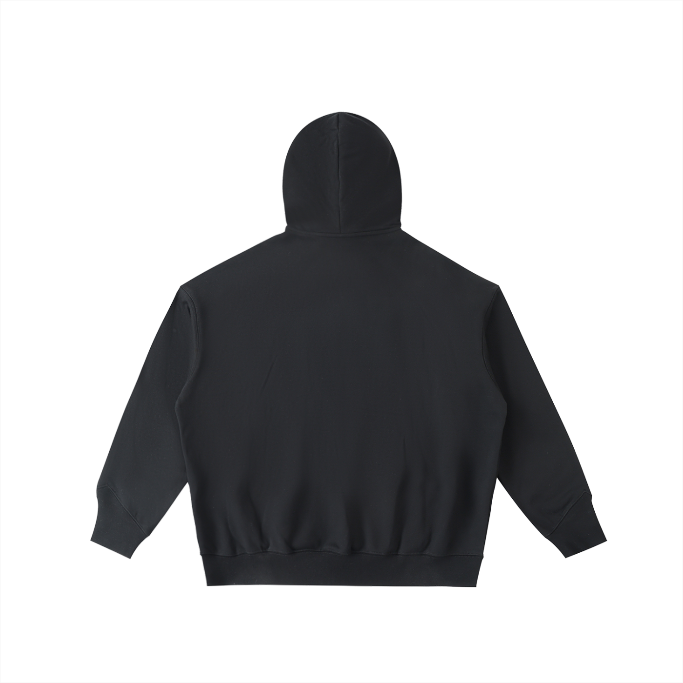 BLACK AURA HALF-ZIP HOOD