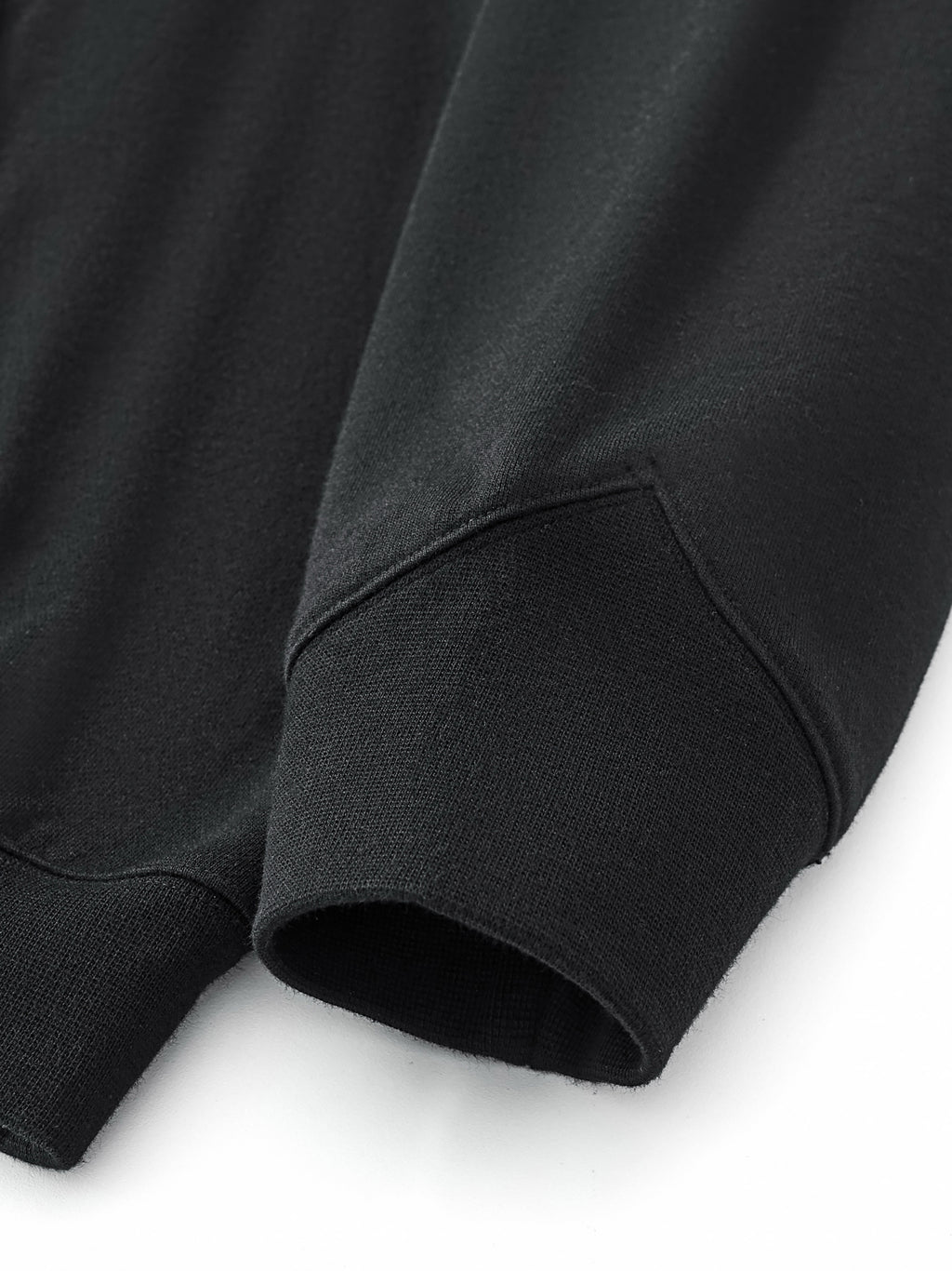 BLACK AURA HALF-ZIP HOOD