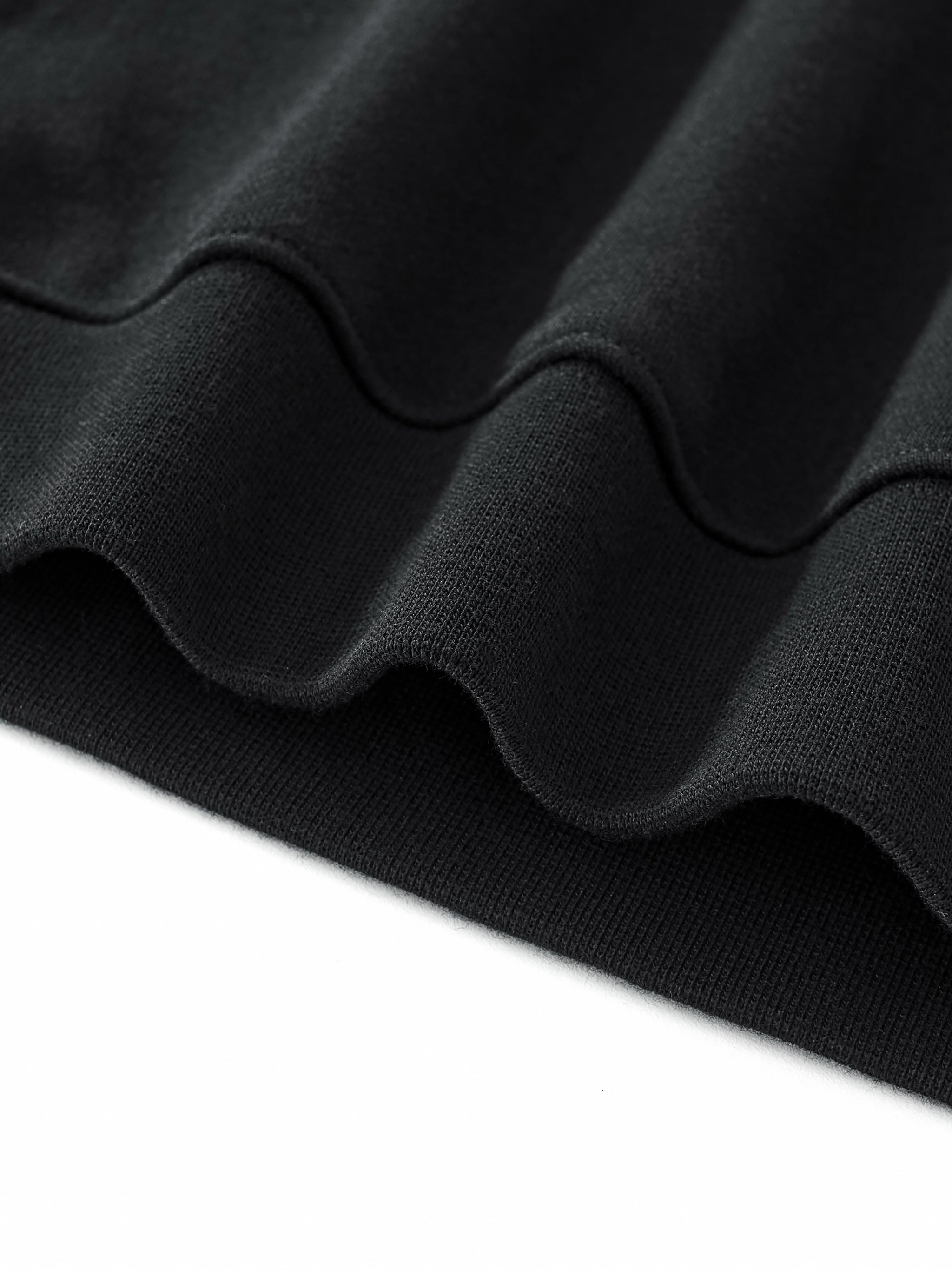 BLACK AURA HALF-ZIP HOOD