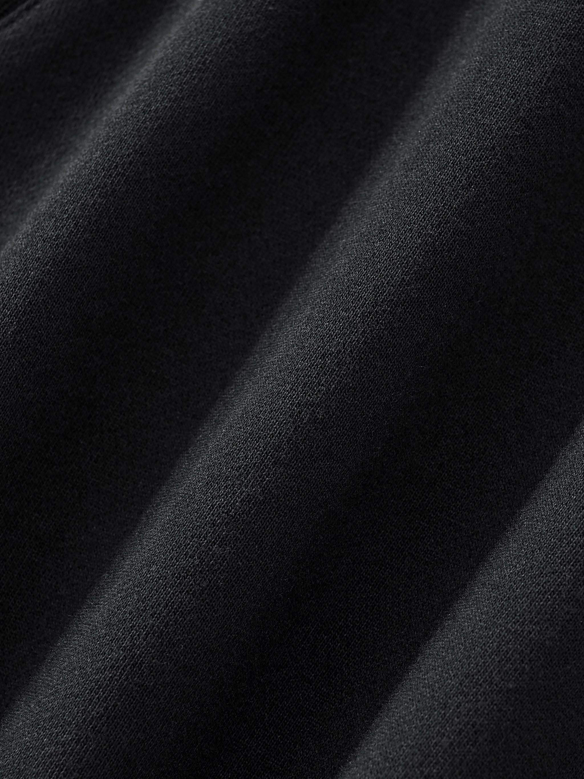 BLACK AURA HALF-ZIP HOOD