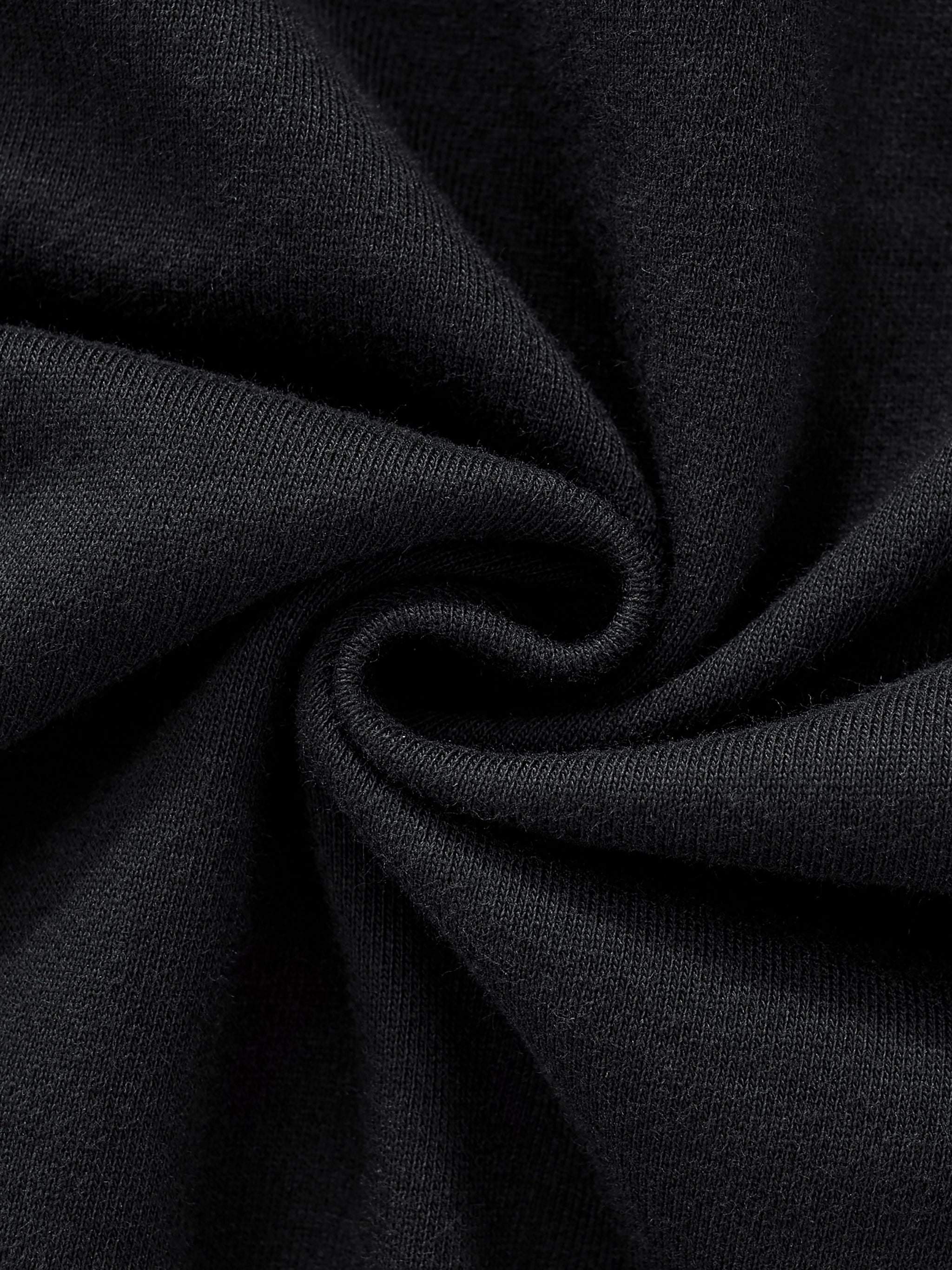 BLACK AURA HALF-ZIP HOOD